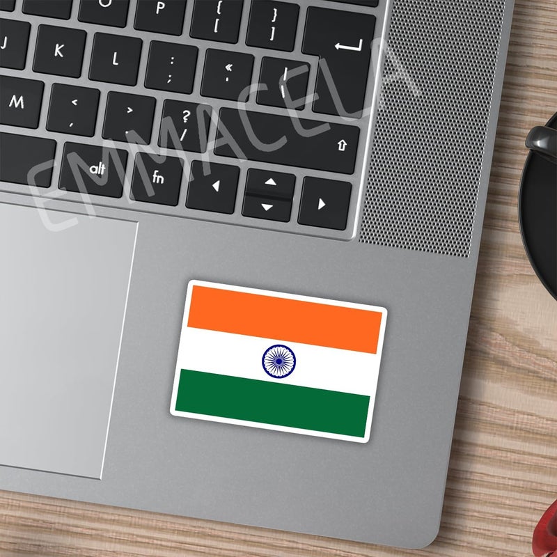EMMACELA (3PCS) India Flag stickers, Countries Flag Stickers - Waterproof Vinyl Decals For Laptops, Tumblers, Water Bottles, Books, Scrapbooks, Size 3 x 2 Inch - Image 4